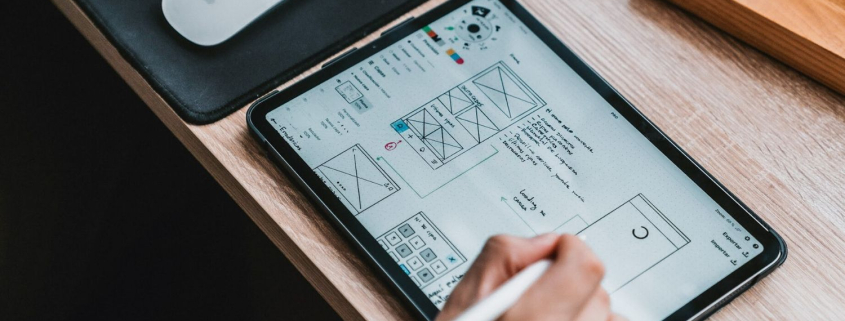 Ausgezeichnet.org spricht über Landing Pages, nennt deren Vorteile und gibt Tipps zum Aufbau, das Bild zeigt das grobe Layout einer Website