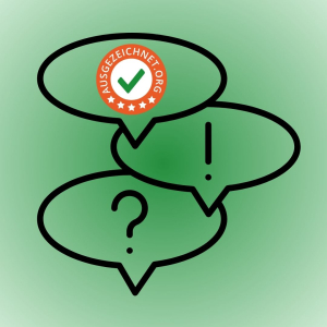 Konfliktlösung innerhalb einer privaten Beilegung zwischen Bewerter und bewertetem Unternehmen oder moderierte Mediation durch die Schlichtungsexperten von AUSGEZEICHNET.org